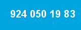 924 050 19 83 924 050 19 83
